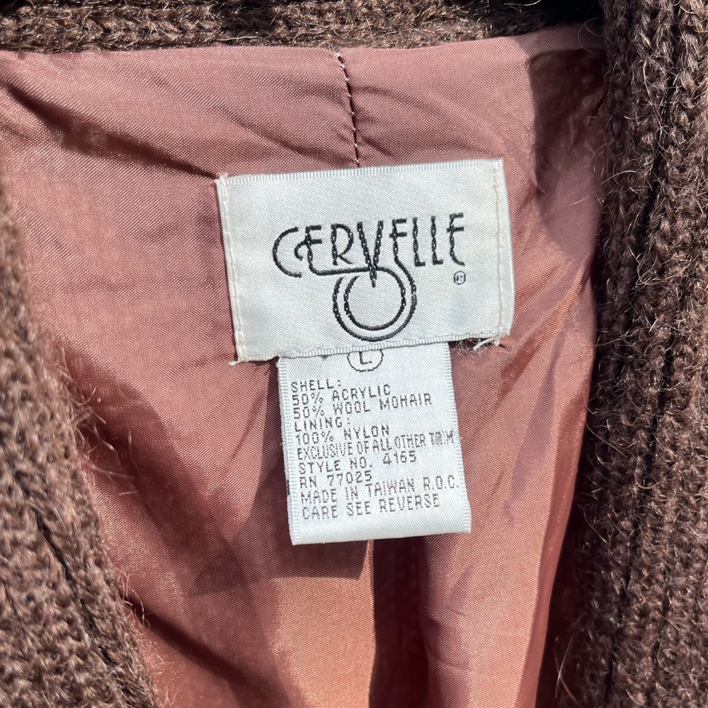 80s Mohair Patchwork Cardigan - image 4